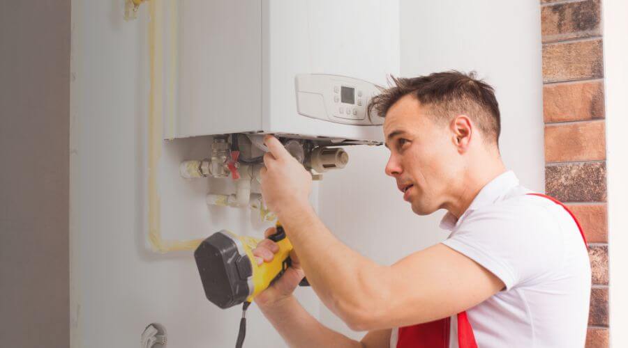 Local tankless water heater installation in Junction City, KY